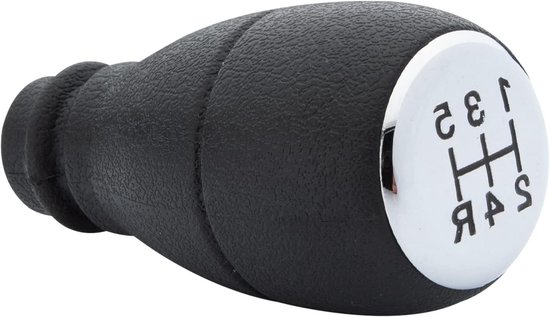 Versnellingspookknop 5 Versnellingen - Schakelknop Handbak - Auto Interieur Upgrade - Directe Vervanging - Rond - Lichtgrijs van Merkloos