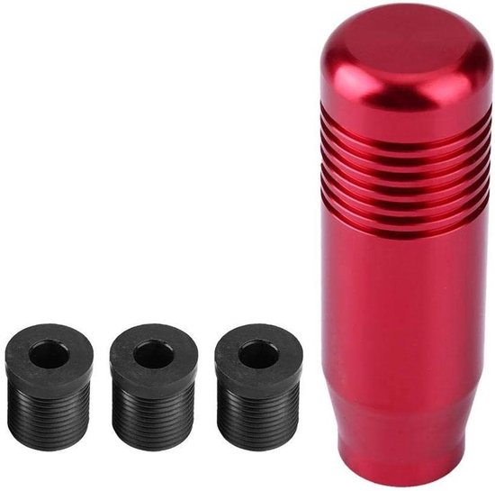 Versnellingspookknop Aluminium - Schakelknop Handvat - Auto Interieur Tuning - Uniek Stijlvol Ontwerp - 85 cm - Rood
