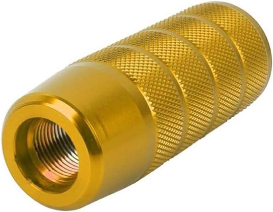 Versnellingspookknop Auto - Handmatige Pook - Interieur Upgrade - Aluminium Legering - 9.5 x 3.2 cm - Goud