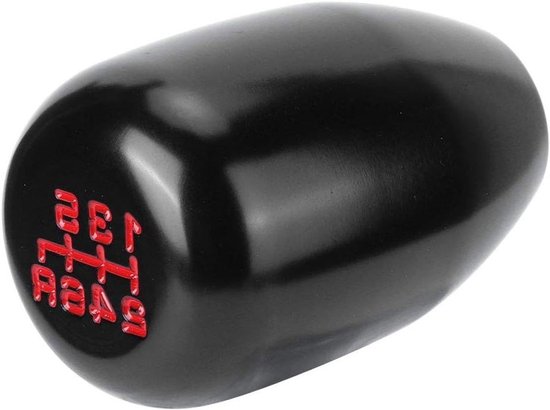 Versnellingspookknop Auto - Schakelknop Handgeschakeld - Auto Interieur Upgrade - Universele Pasvorm - 3 Adapters - Zwart van Merkloos