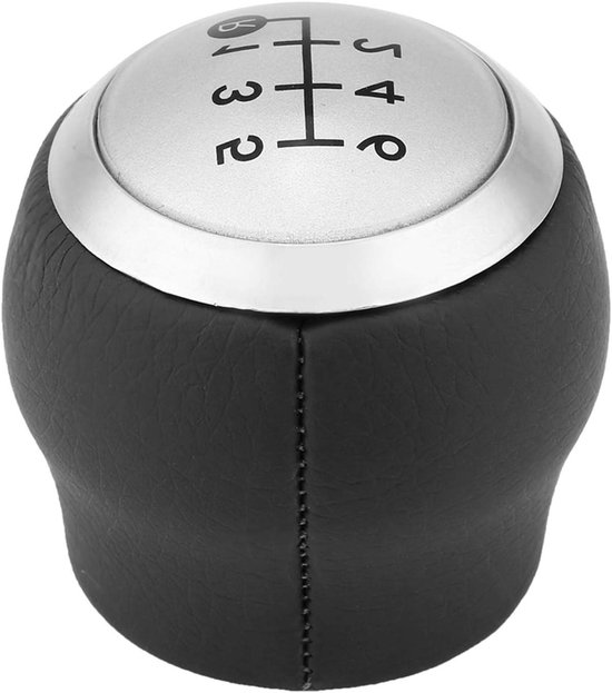 Versnellingspookknop Auto - Schakelknop Hendel - Auto Interieur Upgraden - Speciaal Ontworpen - 1.8MT AURIS - Zwart Zilver Grijs