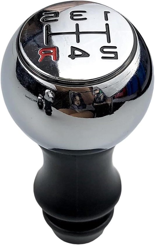 Versnellingspookknop - Pook Hand Stick - Auto Interieur - Ergonomisch Ontwerp - 10x10 mm - Chroom