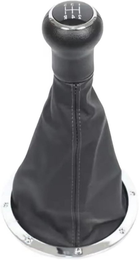 Versnellingspookknop - Pookhoes - Comfortabel Schakelen - Ergonomisch R-vorm - 12 mm - Zwart
