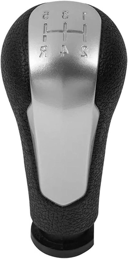 Versnellingspookknop - Schakelhendel - Auto Interieur - Snelle DIY Vervanging - 5 Versnellingen - Zilver