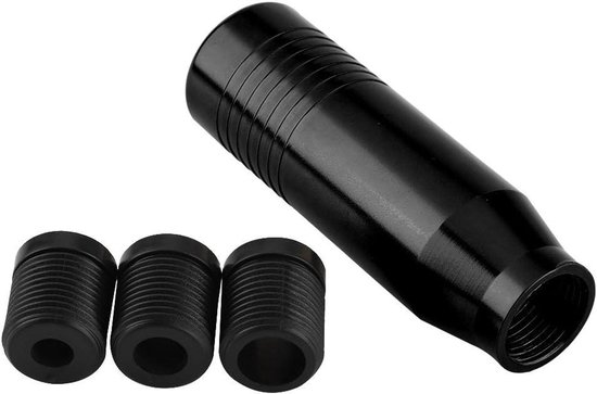 Versnellingspookknop - Schakelhendel - Auto Interieur - Universele Pasvorm - 8-12 mm - Zwart