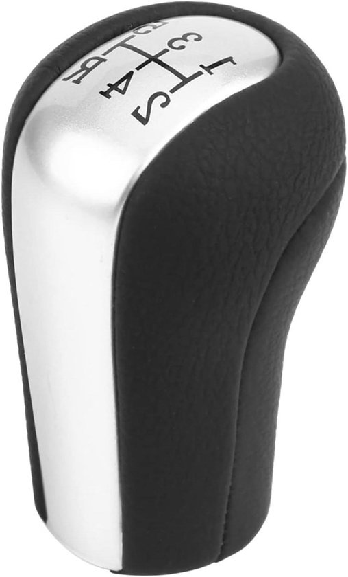 Versnellingspookknop - Schakelknop Auto - Auto Interieur - 5-Versnellingsschema - Universeel - Zwart