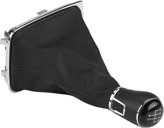 Versnellingspookknop - Schakelknop - Auto Interieur - Directe Pasvorm - 20x5 cm - Zwart