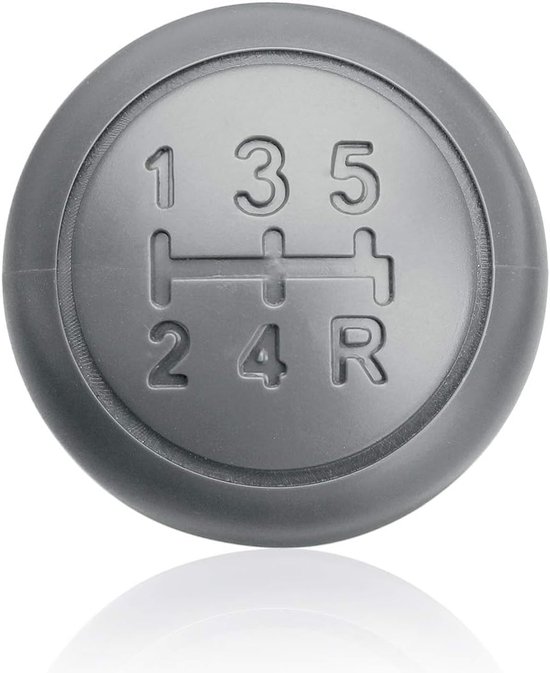 Versnellingspookknop - Schakelknop Auto - Verbeteren Rijervaring - 5 Versnellingen Patroon - 44 mm Hoogte - Grijs