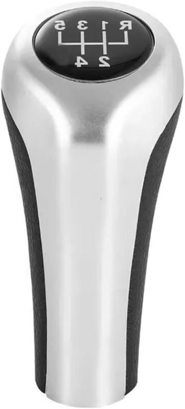 Versnellingspookknop - Schakelknop Handbak - Soepeler Schakelen - Comfortabele Grip - 5-Speed - Mat Zilver