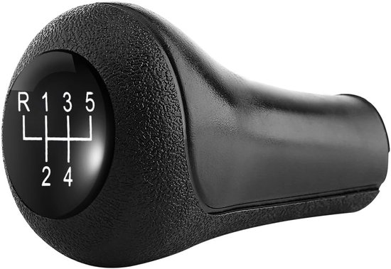 Versnellingspookknop - Schakelknop - Nauwkeurig Schakelen - 5 Versnellingen - 9.2 x 5.6 cm - Zwart