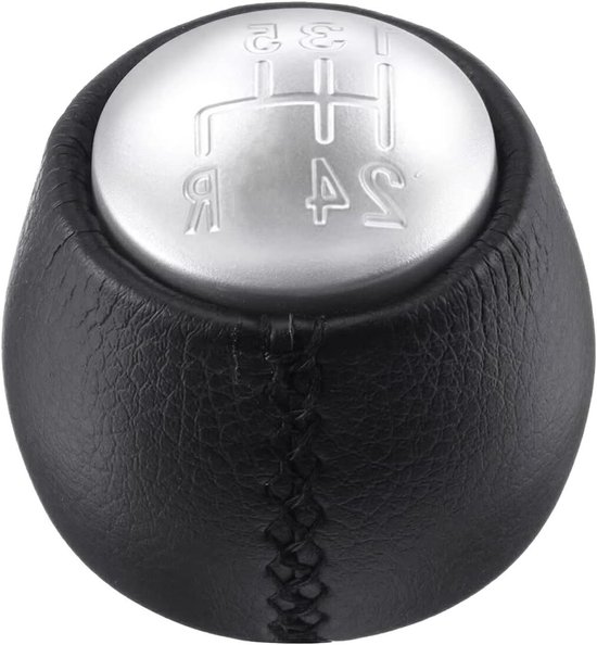 Versnellingspookknop - Schakelknop Pook - Auto Rijervaring - 5 Snelheden Zwart - One Size - Zwart