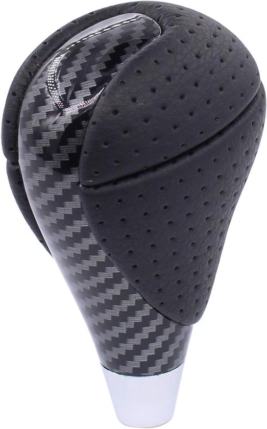 Versnellingspookknop - Schakelpook - Auto Interieur Upgrade - Koolstofvezel Materiaal - 8mm Schroefdraad - Zwart van Merkloos