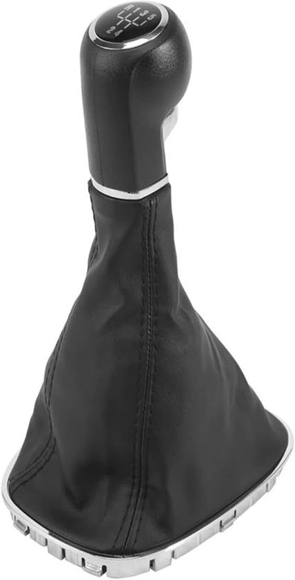 Versnellingspookknop - Schakelpookhoes - Auto Interieur - Ergonomisch Ontwerp - 5 Versnellingen - Zwart
