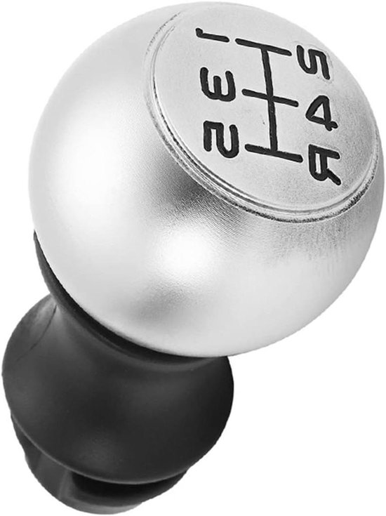 Versnellingspookknop - Sport Pookknop - Comfortabel Rijden - Mat Aluminium - 99 mm Lengte - Chroom