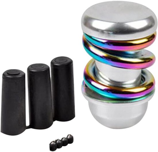 Versnellingspookkop - Schakelknop Auto - Soepele Versnellingscontrole - Gestroomlijnd Ergonomisch - 10x5 cm - Aluminium