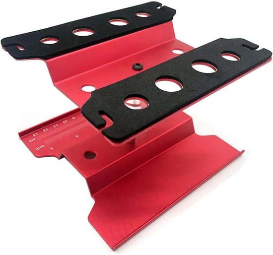 Verstelbaar Aluminium RC Auto Reparatie Werkstandaard met Rubberen Pad van Merkloos