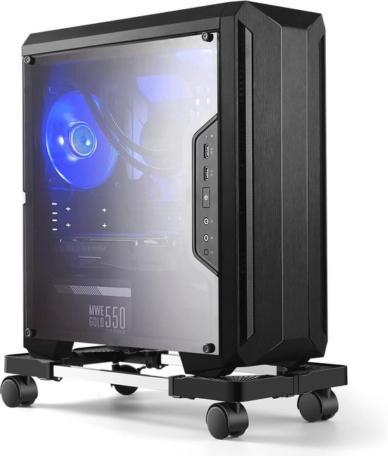 Verstelbare CPU-standaard met wielen voor desktop en tower computers van Kensington