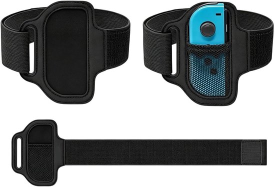 Verstelbare elastische beenband voor Joy-Con, ideaal voor Ring Fit Adventure en Switch Sport, accessoires voor Nintendo Switch en OLED-model
