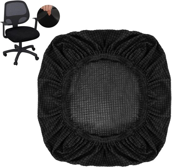 Verstelbare en Wasbare Stoelhoes voor Kantoorstoelen - Stretch Cover Geschikt voor de Meeste Stoelen, Bescherming en Comfort