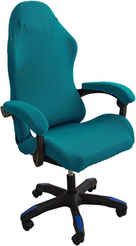Verstelbare Gaming Stoel Hoes - Wasbare, Antislip en Met Rits voor Computer- en Swivel Stoelen