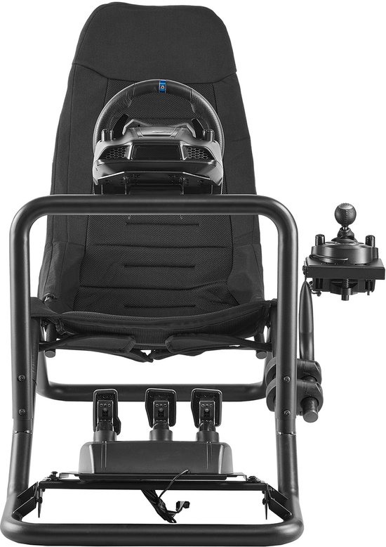 Verstelbare Racestuurstandaard, Stevige Simulator Cockpitstuurstandaard, Compatibel met Logitech G25, G27, G29, G920, G923, Thrustmaster T300rs, TX F458, T500rs, T3pa-Pro (F1/GT) en Csr-Pedalen, Zwart van Merkloos