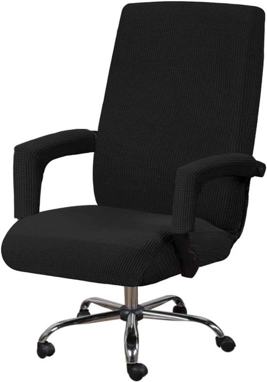 Verstelbare Stoelhoes voor Draaiende Stoelen, Rekbare Bescherming met Armleuning, 2 Stuks Stoelhoes voor Kantoor en Thuisgebruik van Merkloos