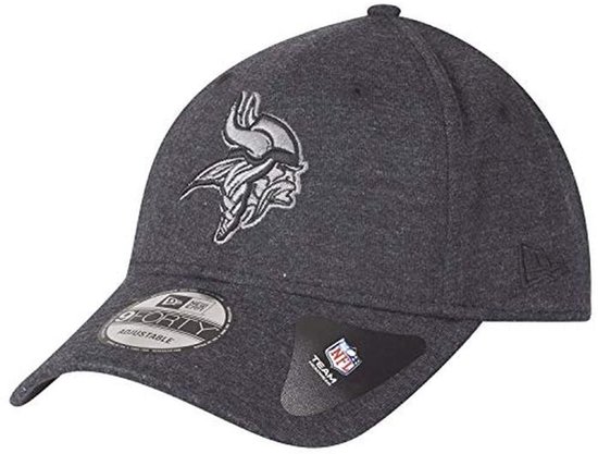 Verstelbare Strapback NFL Cap - 9Forty Jersey in Grafiet van Merkloos