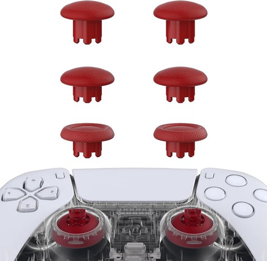 Verstelbare Thumbsticks voor PS5 en PS4 Controllers - Verwisselbare Joystick Extenders van Merkloos
