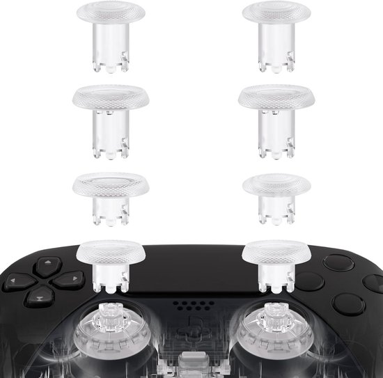 Verstelbare Verwisselbare Thumbsticks voor PS5 en PS4 Controllers - 4 Hoogtes van Merkloos