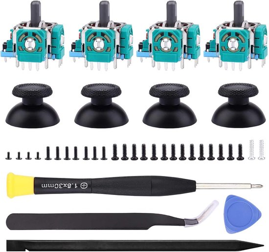 Vervangende Joystick Potentiometers voor PS5 Controller - 4 stuks Analoge Sensoren van Merkloos