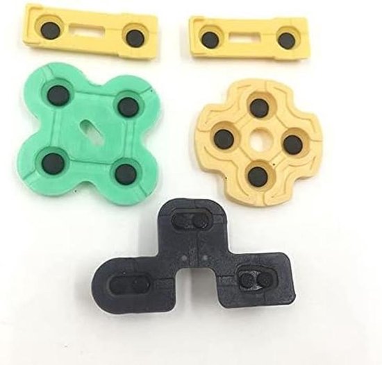 Vervangende Rubber Knoppen voor PS2 Controller - Geleidende Pads van Merkloos