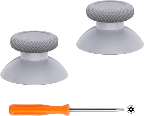 Vervangende Thumbsticks - Joysticks Controller - Gaming Personaliseren - Specifiek Ontworpen - Standaard Formaat - Grijs