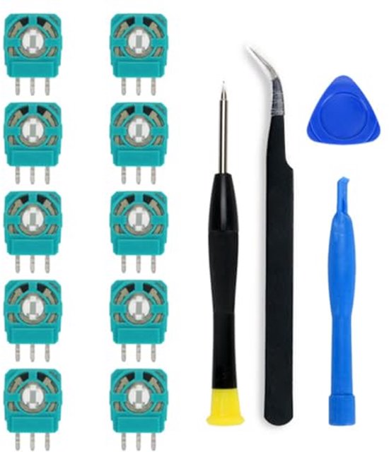 Vervanging Trimmer Potentiometer voor Joystick Controller - Eenvoudige Sensor Vervangingskit met Schroevendraaier - 10 Stuks van Merkloos