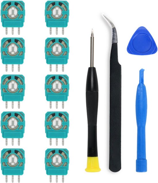 Vervanging Trimmer Potentiometer voor Joystick Controller - Eenvoudige Sensor Vervangingskit met Schroevendraaier - 10 Stuks