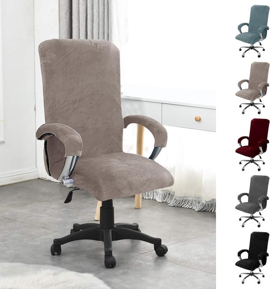 Verwijderbare en Elastische Stoelhoes voor Hoge Kantoorstoelen met Armleuningen en Gaming Functie - Bescherm en Verfraai je Stoel