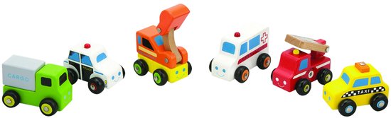 vigatoys - Mini Voertuigen - Set - 6 stuks van Merkloos