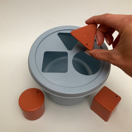 Viking Toys RE:LINE - Vormensorteerder - Vormenstoof - Gemaakt Van 100% Gerecycled Plastic - Geschikt Vanaf 1 Jaar van Viking Toys