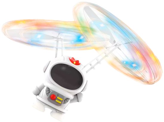 Vliegende Astronaut met Lichteffect van Merkloos