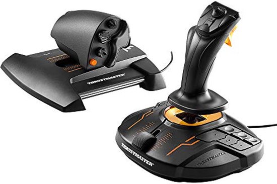 Vliegtuigbedieningssysteem met joystick en throttle voor PC - Ultieme precisie en controle