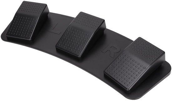 Voet Pedaal - Drievoudige Schakelaar - Productiviteit Verhogen - Programmeerbare Functies - USB Bekabeld - Zwart