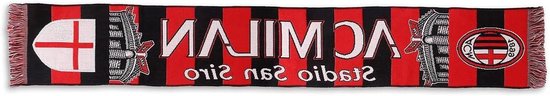 Voetbal Sjaal - Club Sjaal - Wedstrijd Bezoeken - Officieel Gelicentieerd - 100% Acryl - Rood Zwart