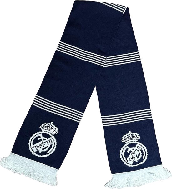 Voetbal Sjaal - Supporter Sjaal - Wedstrijd Bezoeken - Officieel Merchandise - 140 cm - Wit Blauw