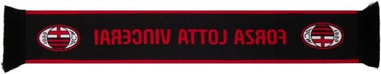 Voetbal Sjaal - Supporters Sjaal - Team Aanmoedigen - Officieel Product - One Size - Rood Zwart