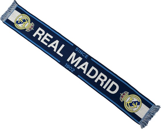 Voetbal Sjaal - Supporters Sjaal - Wedstrijd Bezoek - Officieel Club Design - 140 cm - Donkerblauw