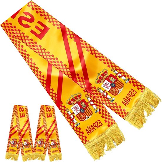 Voetbal Sjaals - Fansjaal Halsdoek - Stadion Bezoeken - Set van Twee - 14 x 135 cm - Multicolor