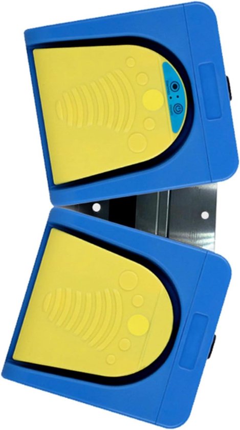 Voetpedaal Dubbel - Voetschakelaar Controller - Computer Bediening - Programmeerbare Functies - 255x150x40mm - Zwart