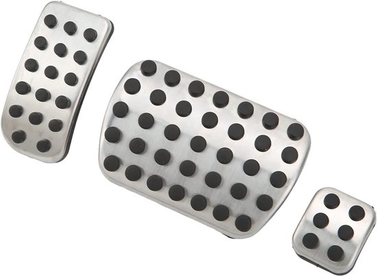 Voetpedaal Pads Set - Auto Pedaal Covers - Verbeterde Grip - Antislip Rubber - 18.3 x 8.5 x 7.9 cm