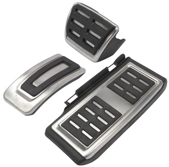 Voetpedaalkappen voor Golf 7, A3, S3, RS3, Leon, Octavia, TT en Q3 - Roestvrij Staal