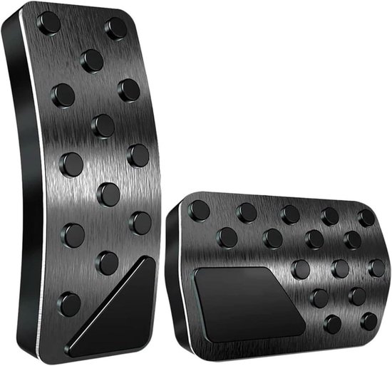 Voetsteun Pedaal Set - Gaspedaal Covers - Verbeterde Rijervaring - Antislip Ontwerp - 2 Stuks - Zwart