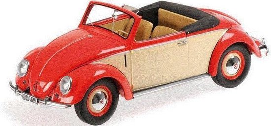 Volkswagen Beetle Convertible Hebmüller 1949 - 1:18 - Minichamps van Volkswagen